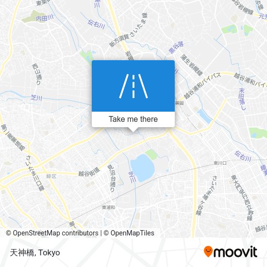 天神橋 map