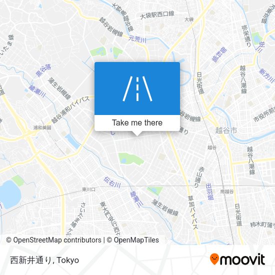 西新井通り map
