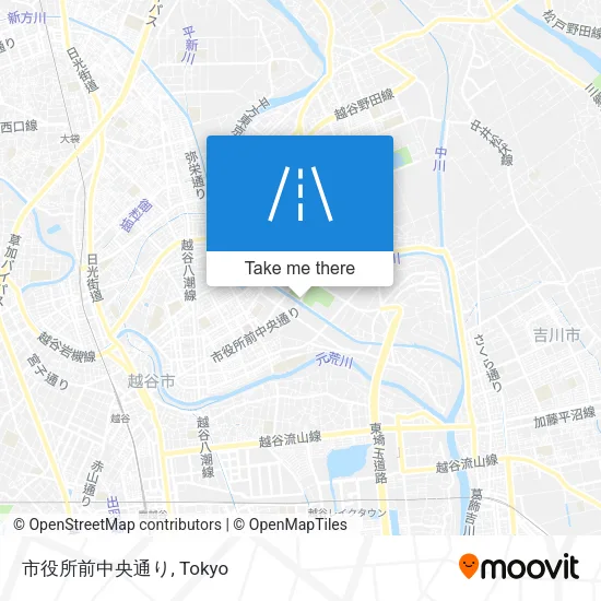 市役所前中央通り map