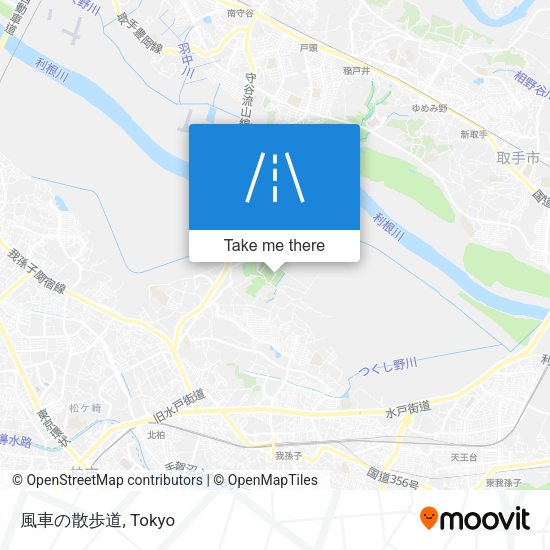 風車の散歩道 map