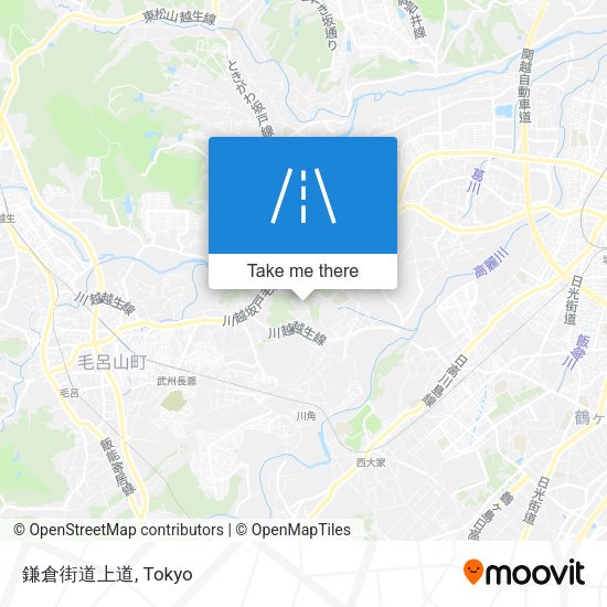 鎌倉街道上道 map