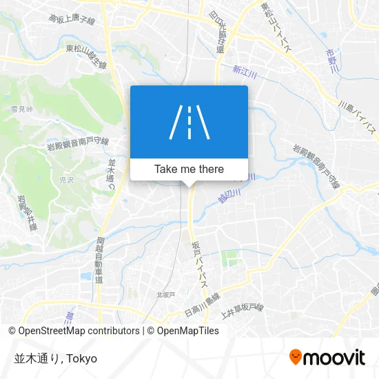 並木通り map
