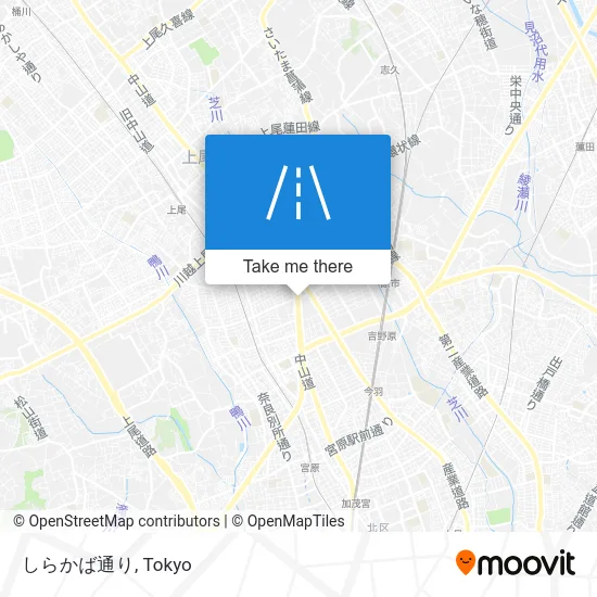 Shirakaba Street map