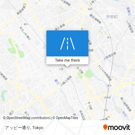 アッピー通り map