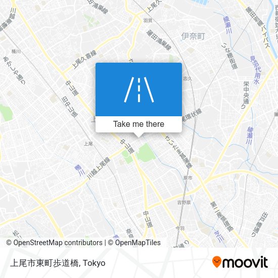 上尾市東町歩道橋 map