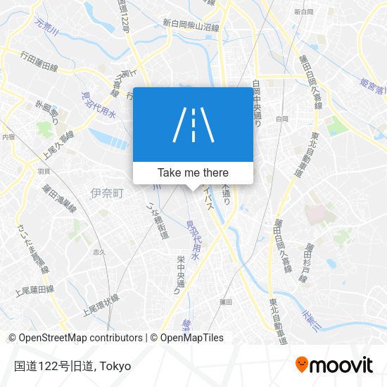 国道122号旧道 map