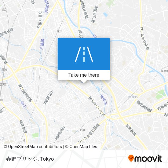 春野ブリッジ map