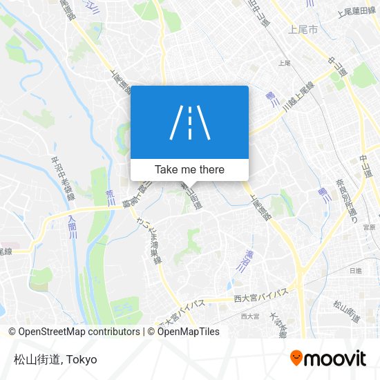 松山街道 map