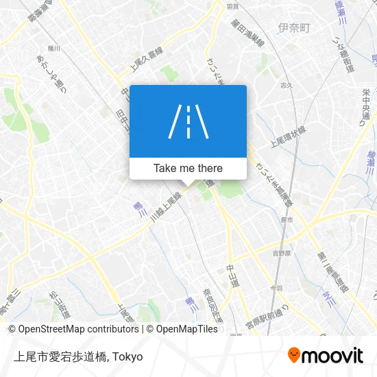 上尾市愛宕歩道橋 map