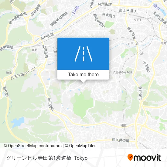 Green Hill Terada First Footbridge map