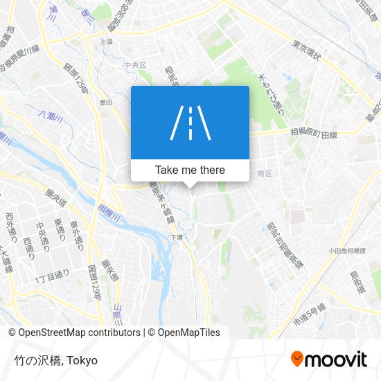 竹の沢橋 map
