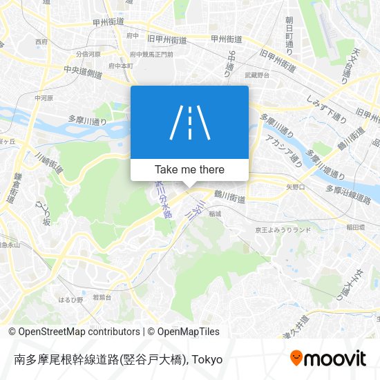 南多摩尾根幹線道路(竪谷戸大橋) map