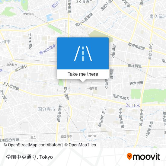 学園中央通り map