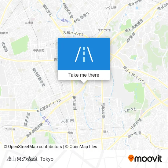 城山泉の森線 map