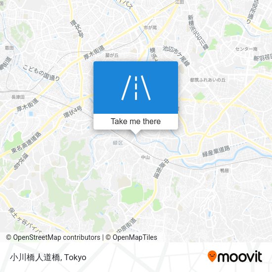 小川橋人道橋 map