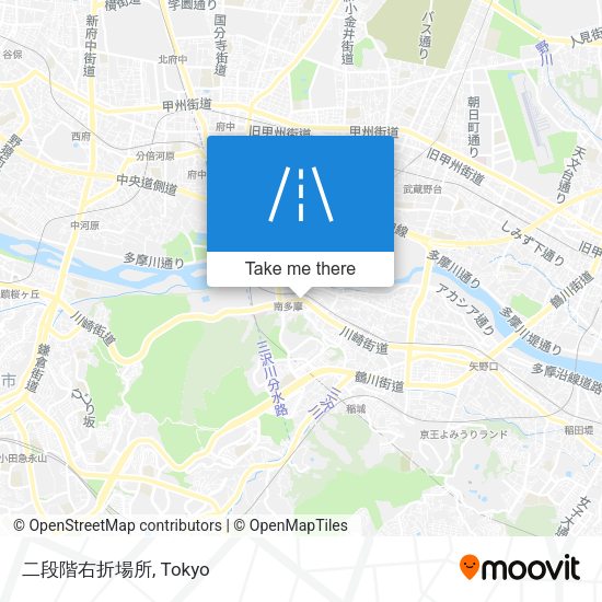 二段階右折場所 map