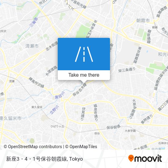 新座3・4・1号保谷朝霞線 map