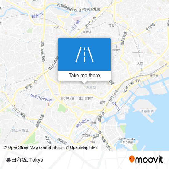 栗田谷線 map