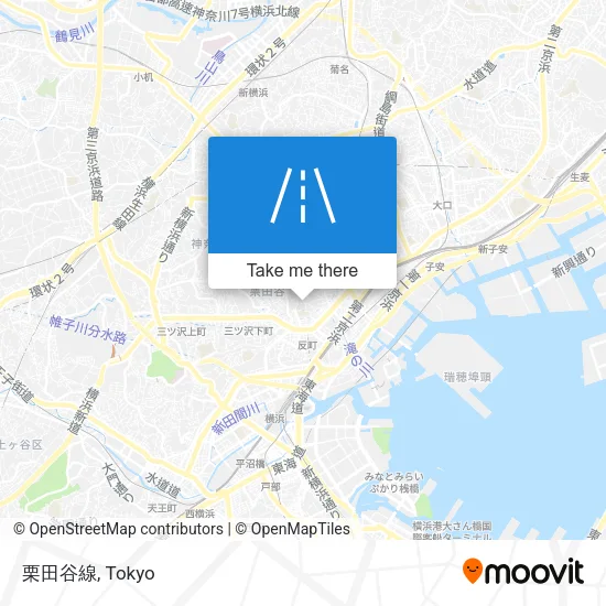 栗田谷線 map