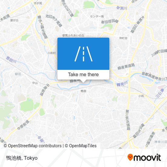 鴨池橋 map