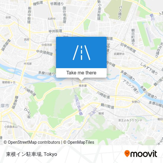 東横イン駐車場 map