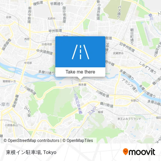 東横イン駐車場 map