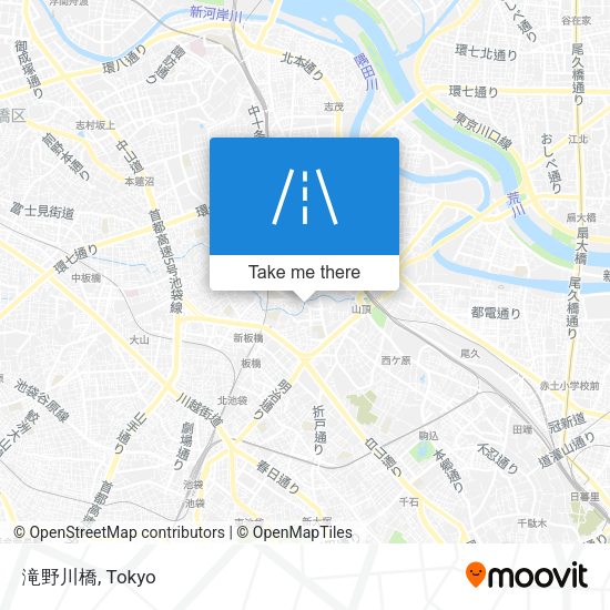 滝野川橋 map
