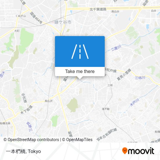 一本椚橋 map