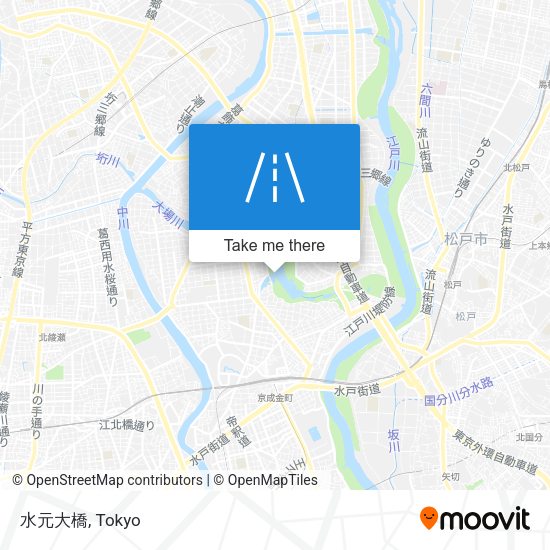 水元大橋 map