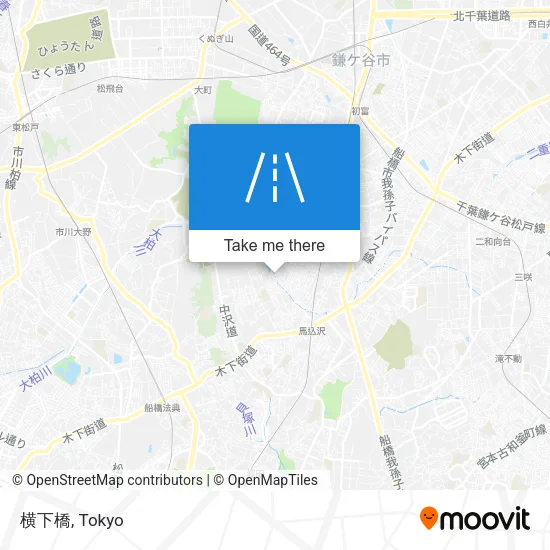 横下橋 map