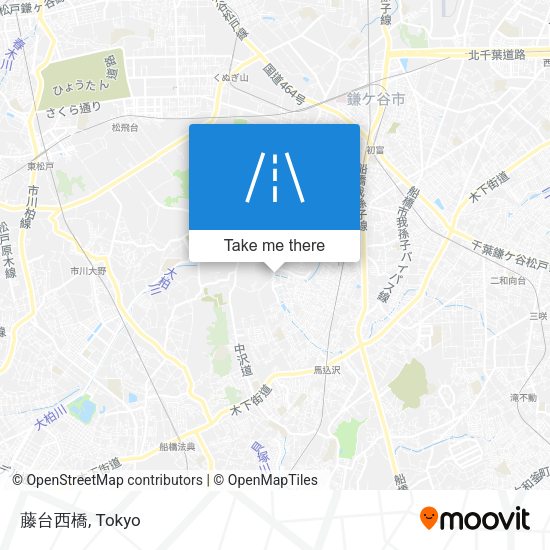 藤台西橋 map