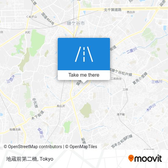 地蔵前第二橋 map