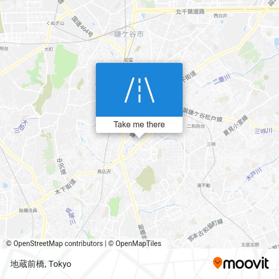 地蔵前橋 map
