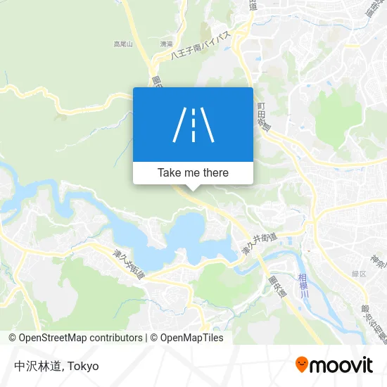 Nakasawa Forest Road map