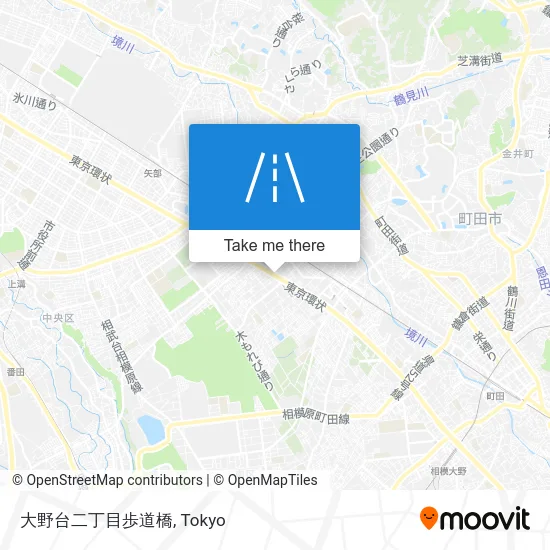 大野台二丁目歩道橋 map