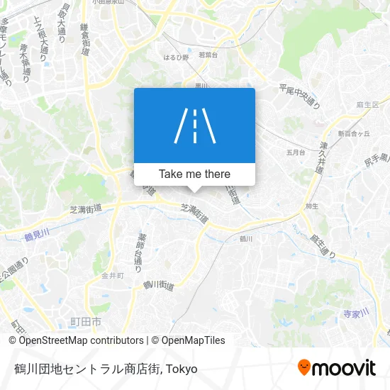鶴川団地セントラル商店街 map
