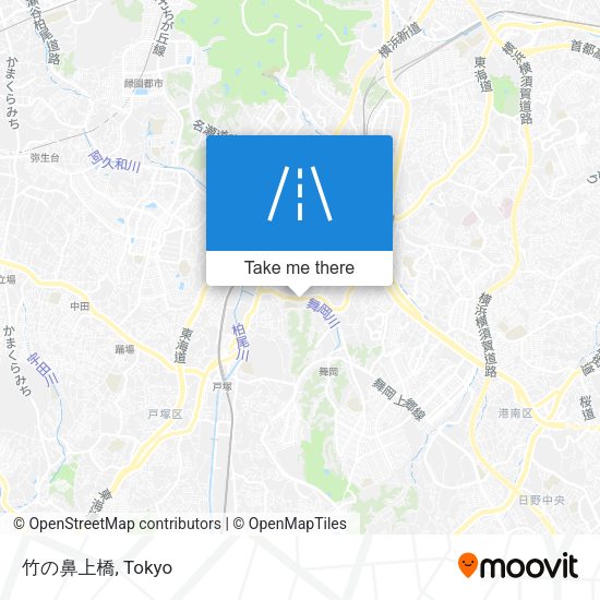 竹の鼻上橋 map