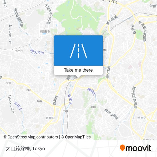 大山跨線橋 map