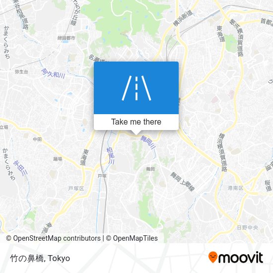 竹の鼻橋 map