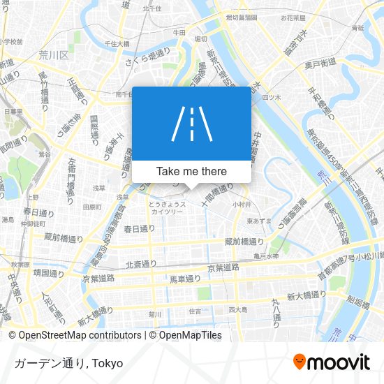 ガーデン通り map
