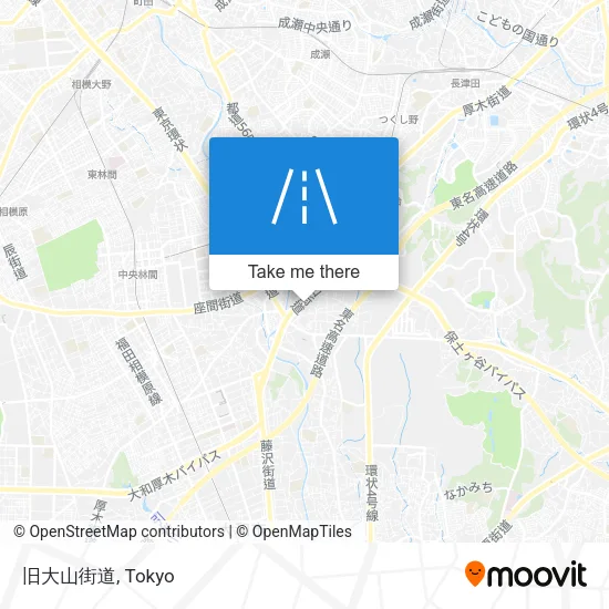 旧大山街道 map