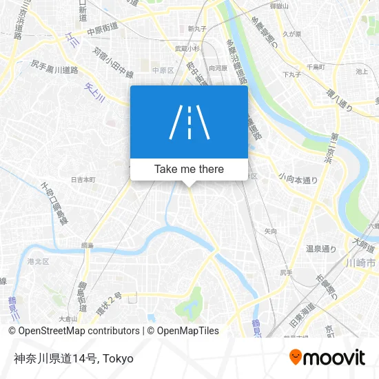 神奈川県道14号 map
