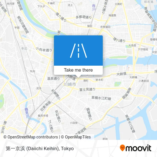第一京浜 (Daiichi Keihin) map