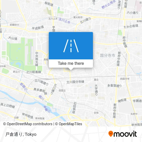 戸倉通り map