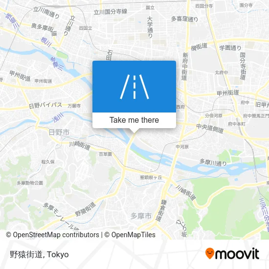 野猿街道 map