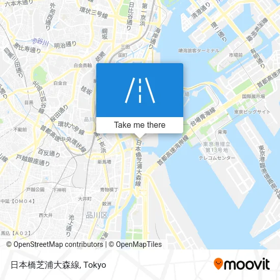 日本橋芝浦大森線 map