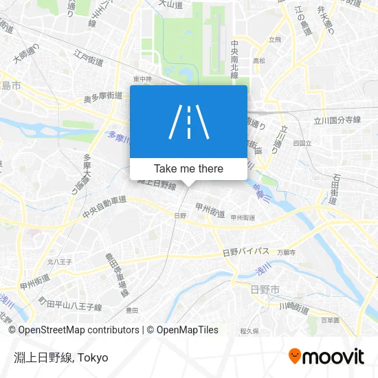 淵上日野線 map