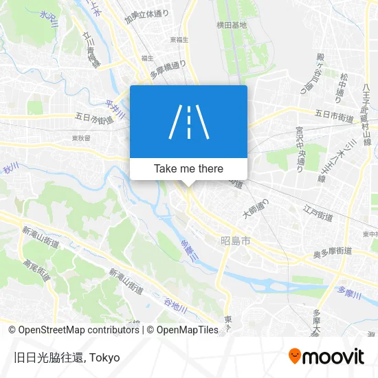 旧日光脇往還 map