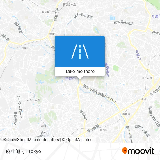 麻生通り map