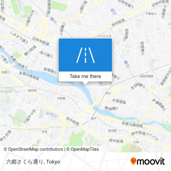 六郷さくら通り map